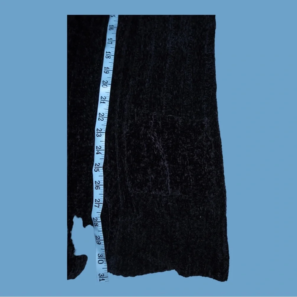 Dual Pockets Open Front Cardigan - Picture 3 of 4